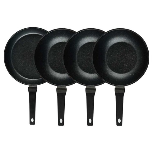 퀸센스 디너 후라이팬 4종 세트 4개, 브라운, 1세트, 후라이팬 28cm + 궁중팬 24cm(3p)