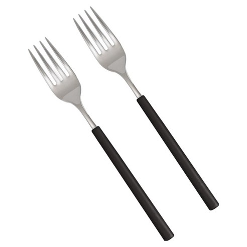 라온누리 식세기 가능한 델라 올스텐 컬러 포크, 딥블랙, 2개