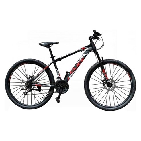 클릭 프라임 27.5D 디스크브레이크 MTB 자전거 미조립, 블랙레드/미조립, 블랙레드, 1개, 180cm