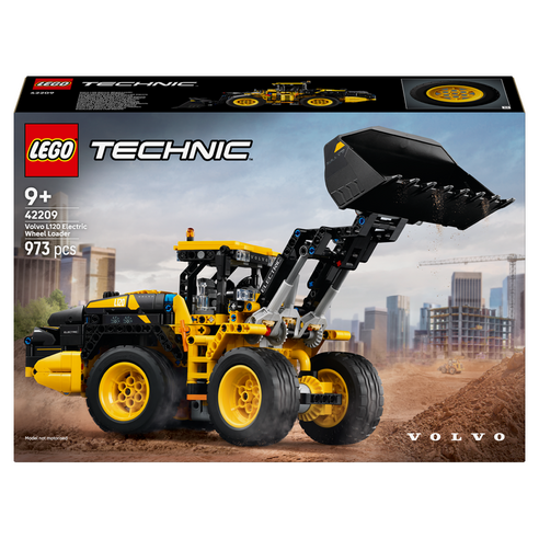 레고 테크닉 Volvo L120 Electric 휠 로더 42209, 혼합색상, 1개