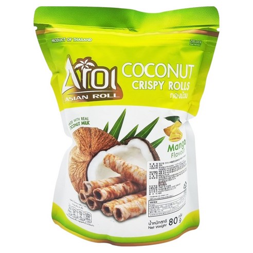 아로이 망고향 크리스피롤, 80g, 1개