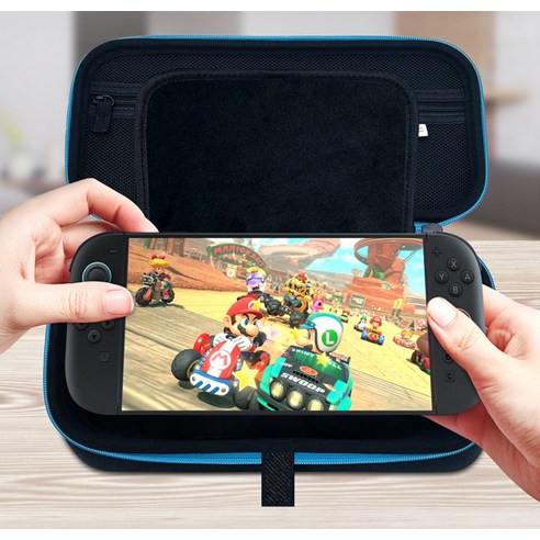 안전과 스타일을 동시에, 겜맥 하드 파우치로 닌텐도 스위치를 보호하세요!