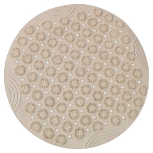 포텐키트 실용적 발지압매트 30 x 30 cm, 브라운, 1개