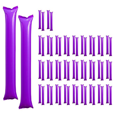 파티쇼 수입 응원용 막대풍선 2p, 퍼플, 30세트