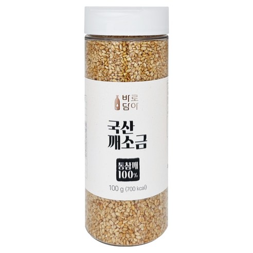 hansaeng 바로담아 국산 깨소금 통참깨, 100g, 1개