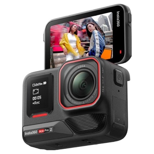인스타360 Ace Pro 2 스냅샷 번들 액션캠, 단일상품, 블랙