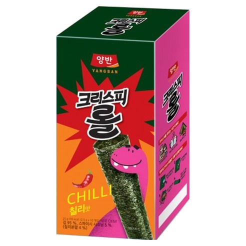동원 양반김 크리스피롤 칠리, 25g, 1개