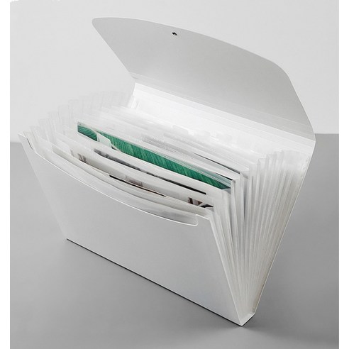 책상 위 지옥 탈출! 모던앳 아코디언 파일 정리함으로 깔끔하게!