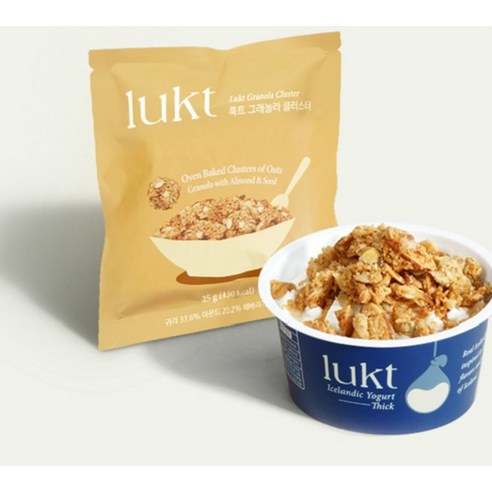 다섯 가지 맛으로 매일 즐거운 아침, LUKT 그래놀라 베스트팩으로 시작하세요!