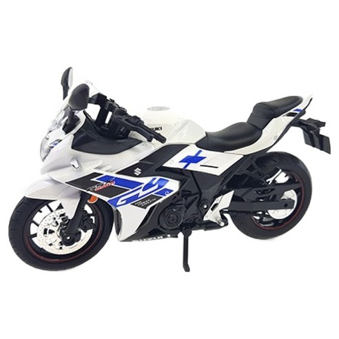 MX MODEL 1:12 스즈키 GSX250R 오토바이 모형 MXT116, 화이트(MXT116299WH), 1개