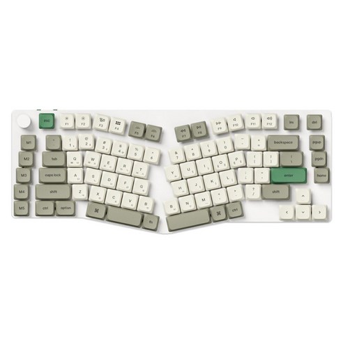 키크론 K15 MAX 핫스왑 기계식 유무선 텐키리스 키보드, 쉘 화이트, K15M-S6Y, 저소음 적축