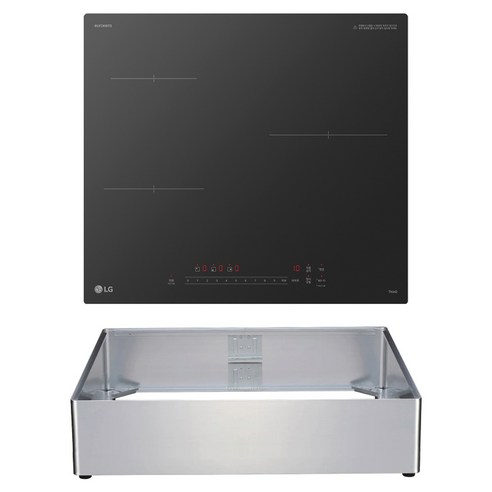 LG전자 디오스 인덕션 3구 + 프리스탠딩 케이스 15cm 세트 방문설치, BEI3QEBLOEA