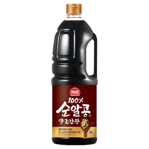 해표 순알콩 양조간장, 1.8L, 1개