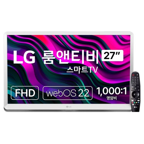 LG전자 FHD TV 모니터, 68.6cm, 27TQ600SW