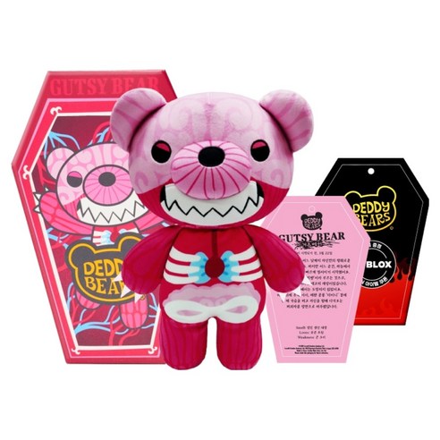 엑스오플레이 데디베어 시리즈 3 인형 S, 거츠베어, 1개, 13cm