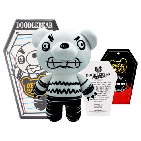 엑스오플레이 데디베어 시리즈 3 인형 S, 두들베어, 1개, 13cm