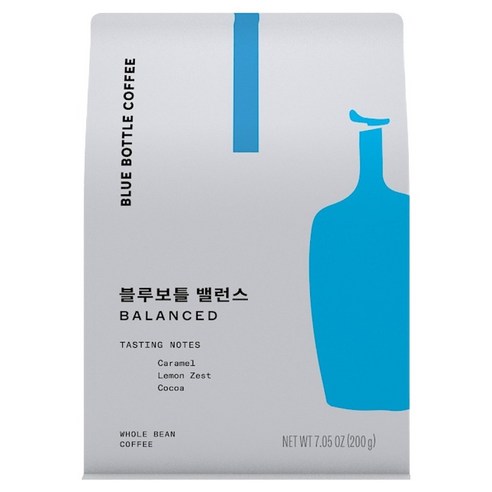 블루보틀커피 밸런스 원두, 홀빈(분쇄안함), 200g, 1개