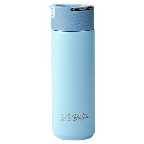 오슬로 바톤 텀블러, 1개, 600ml, 스카이블루