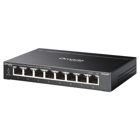 오마다 8 PoE+ 포트 기가비트 애자일 스위칭 허브, 1개, ES208GP