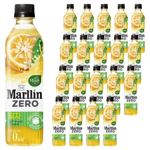 자연은 더말린 유자, 500ml, 20개