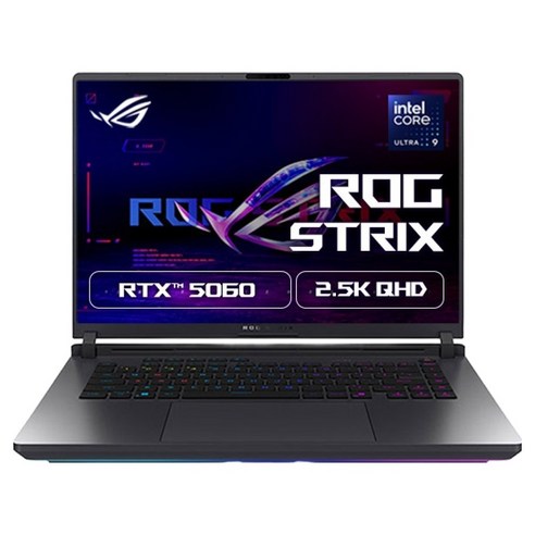 ROG 2025 스트릭스 G16 코어Ultra9 인텔 14세대 지포스 RTX 5060, EclipseGray, 1TB, 32GB, WIN11 Home, G615LM-S5168W