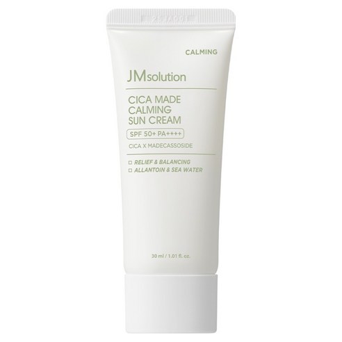 제이엠솔루션 시카 마데 카밍 진정 선크림 SPF50+ PA++++, 1개, 30ml