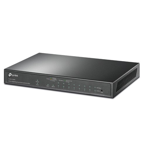 티피링크 10포트 8포트 PoE+ 기가비트 이지 스마트 스위칭허브, TL-SG1210MPE, 1개