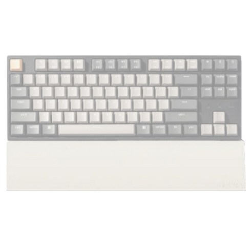 키크론 실리콘 팜레스트 K8 / K8Pro / K8Max / C1 / C1 Pro PR81, WHITE, 1개