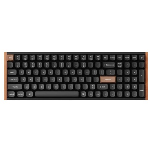 키크론 K4 HE 유무선 RGB 기계식 핫스왑 마그네틱 스위치 게이밍 기계식 키보드, 우드 블랙, K4H-F1, 마그네틱축(자석축)