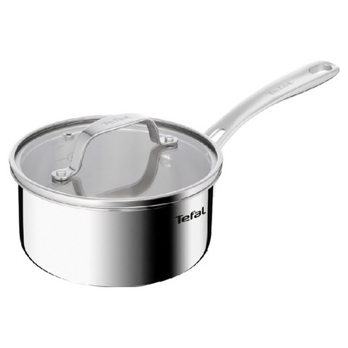 테팔 인덕션 퍼펙트 레지스트 편수냄비, 16cm, 스테인리스 스틸, 1개