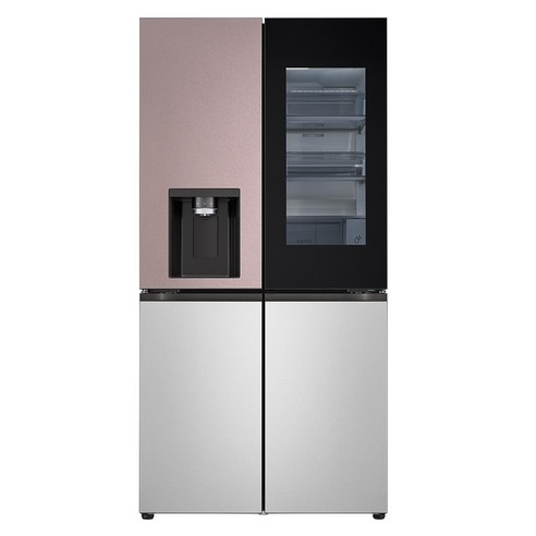 LG전자 디오스 AI 오브제컬렉션 STEM 얼음정수 817L 4도어 냉장고 노크온 매직스페이스 방문설치, W826SKV482S