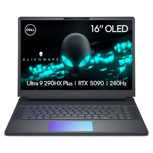 델 2026 에일리언웨어 16 에어리어-51 코어Ultra9 인텔 14세대 지포스 RTX 5090, Liquid Teal, DAA16250L-WP04KR, 1TB, 32GB, WIN11 Pro