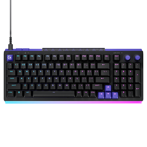로지텍 G512 X 98 래피드 트리거 유선 게이밍 키보드, 블랙, 920-013994, 갈축