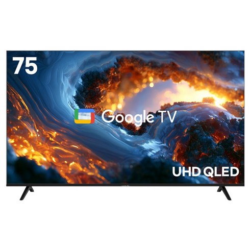 익스코리아 4K UHD QLED 구글 스마트TV, QNGE751UHD, 방문설치, 벽걸이형, 190cm(75인치)