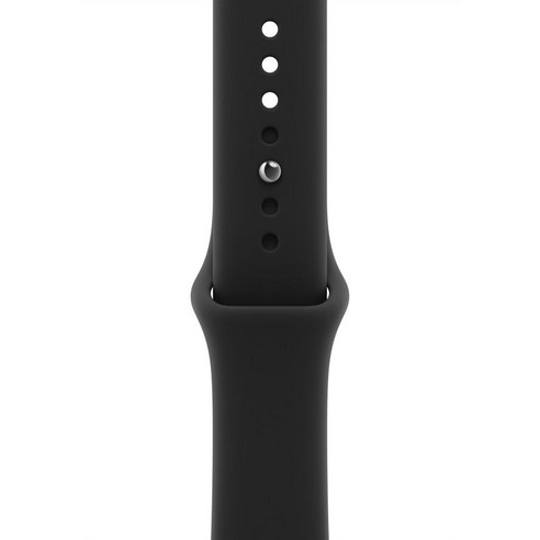 Apple 정품 애플워치 스포츠 밴드, 블랙, 46mm, S/M, 1개