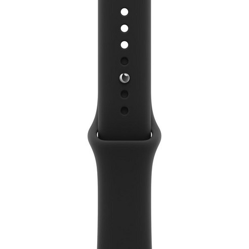 Apple 정품 애플워치 스포츠 밴드, 블랙, 46mm, XL, 1개