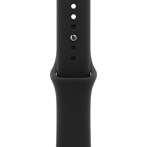 Apple 정품 애플워치 스포츠 밴드, 블랙, 42mm, M/L, 1개