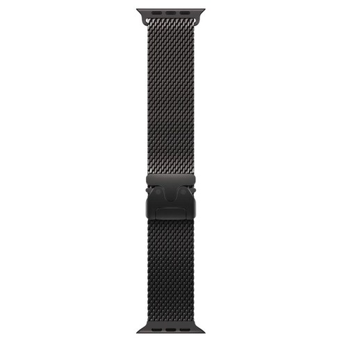 Apple 정품 애플워치 티타늄 밀레니즈 루프, 블랙, 49mm, Small, 1개
