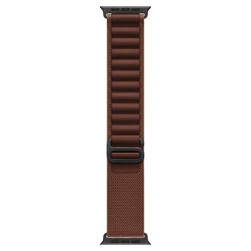 Apple 정품 애플워치 알파인 루프, 버건디 / 블랙 티타늄, 49mm, Large, 1개