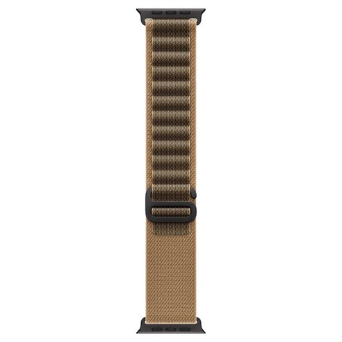 Apple 정품 애플워치 알파인 루프, 데저트 / 블랙 티타늄, 49mm, Small, 1개