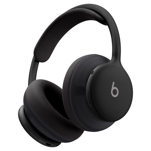 Apple Beats 360 무선 오버이어 헤드폰, 블랙 + 블랙 니트 쿠션