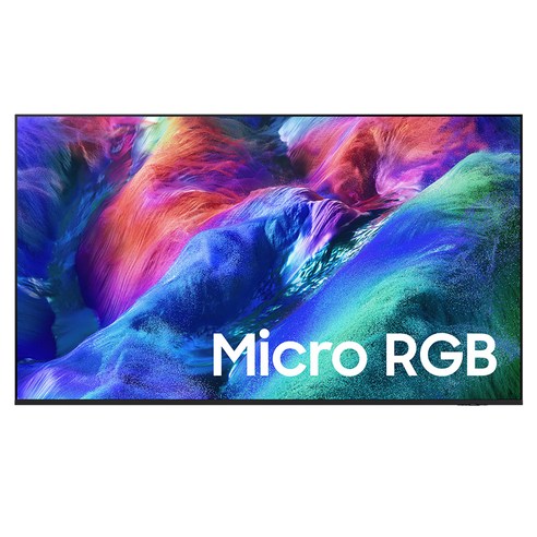 삼성전자 4K UHD Micro RGB TV, KMR75RH85AFXKR, 방문설치, 벽걸이형, 189cm(75인치)