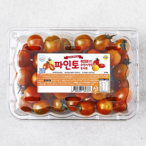 파인토 스테비아 오렌지 방울 토마토, 500g, 1팩 Best Top5