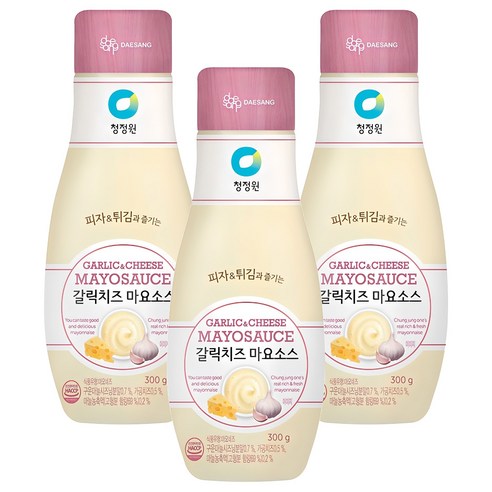 청정원 갈릭치즈 마요소스, 300g, 3개
