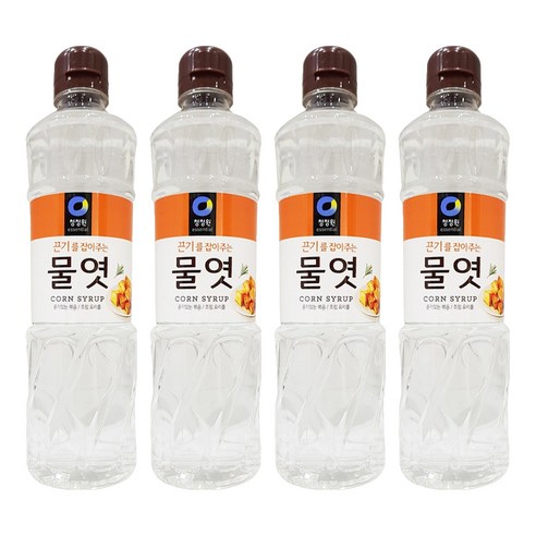 청정원 물엿, 700g, 4개