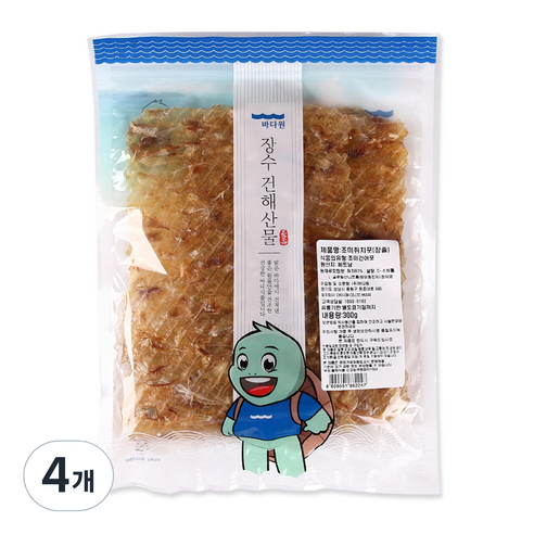 바다원 장줄쥐포, 300g, 4개
