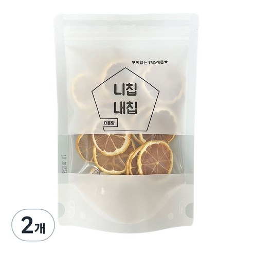 니칩내칩 씨없는 건조레몬, 35g, 2개