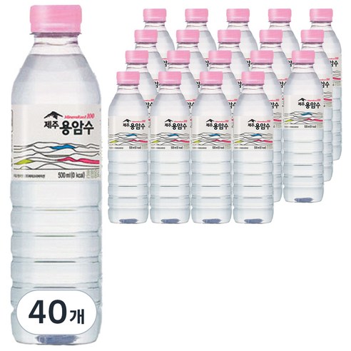 제주용암수, 500ml, 40개