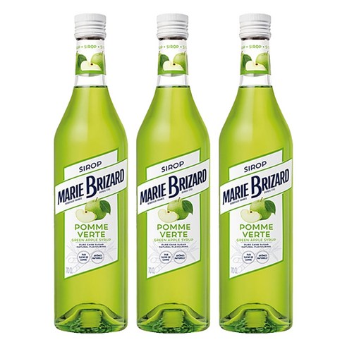 마리브리자드 그린애플 시럽, 700ml, 3개