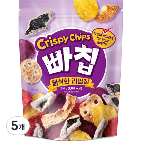 빠칩, 5개, 240g